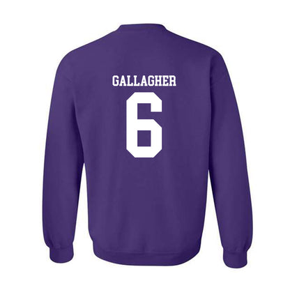 Kansas State - NCAA Baseball : Grant Gallagher - Classic Shersey Crewneck Sweatshirt-1