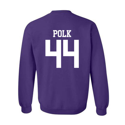 Kansas State - NCAA Football : Weston Polk - Classic Shersey Crewneck Sweatshirt-1