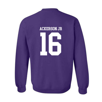 Kansas State - NCAA Football : Dj Ackerson Jr - Classic Shersey Crewneck Sweatshirt-1