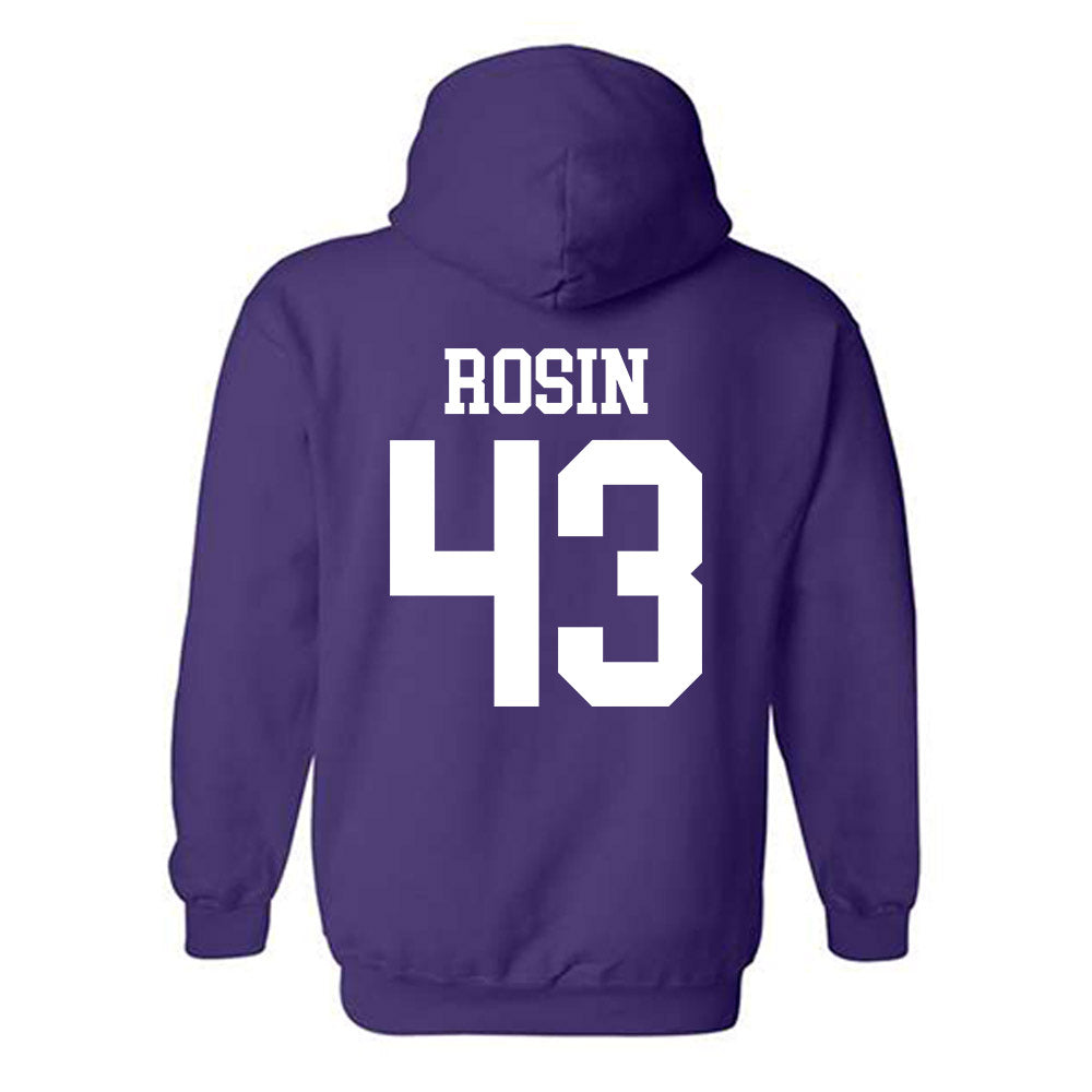 Kansas State - NCAA Baseball : Ben Rosin - Classic Shersey Hooded Sweatshirt-1