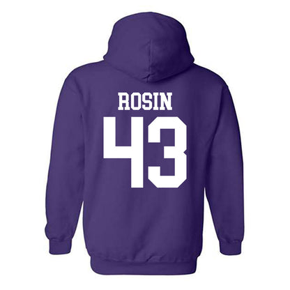 Kansas State - NCAA Baseball : Ben Rosin - Classic Shersey Hooded Sweatshirt-1