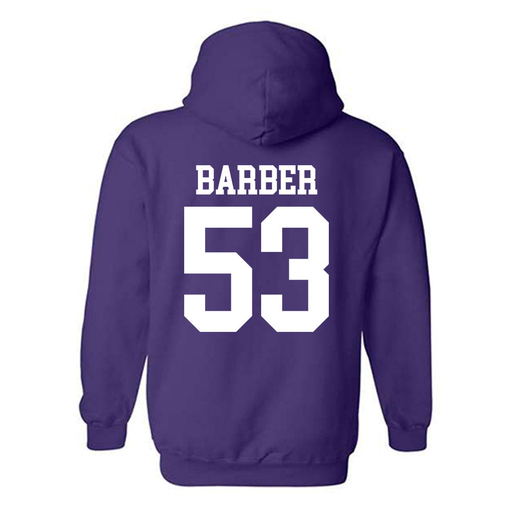 Kansas State - NCAA Football : Lamarcus Barber - Classic Shersey Hooded Sweatshirt-1