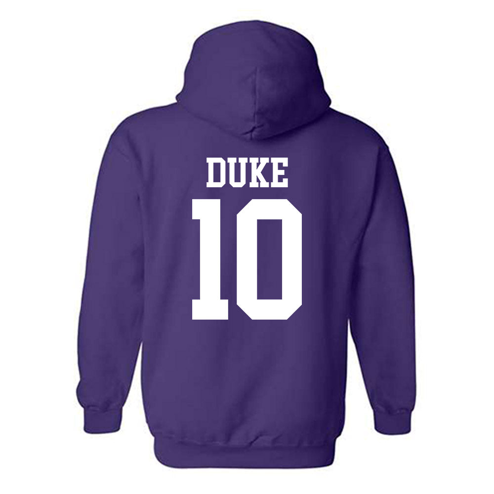 Kansas State - NCAA Baseball : Tanner Duke - Classic Shersey Hooded Sweatshirt-1