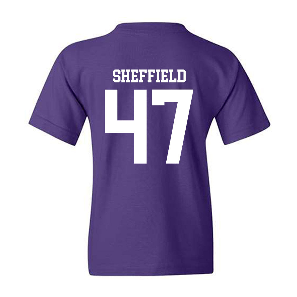 Kansas State - NCAA Baseball : Lincoln Sheffield - Classic Shersey Youth T-Shirt-1