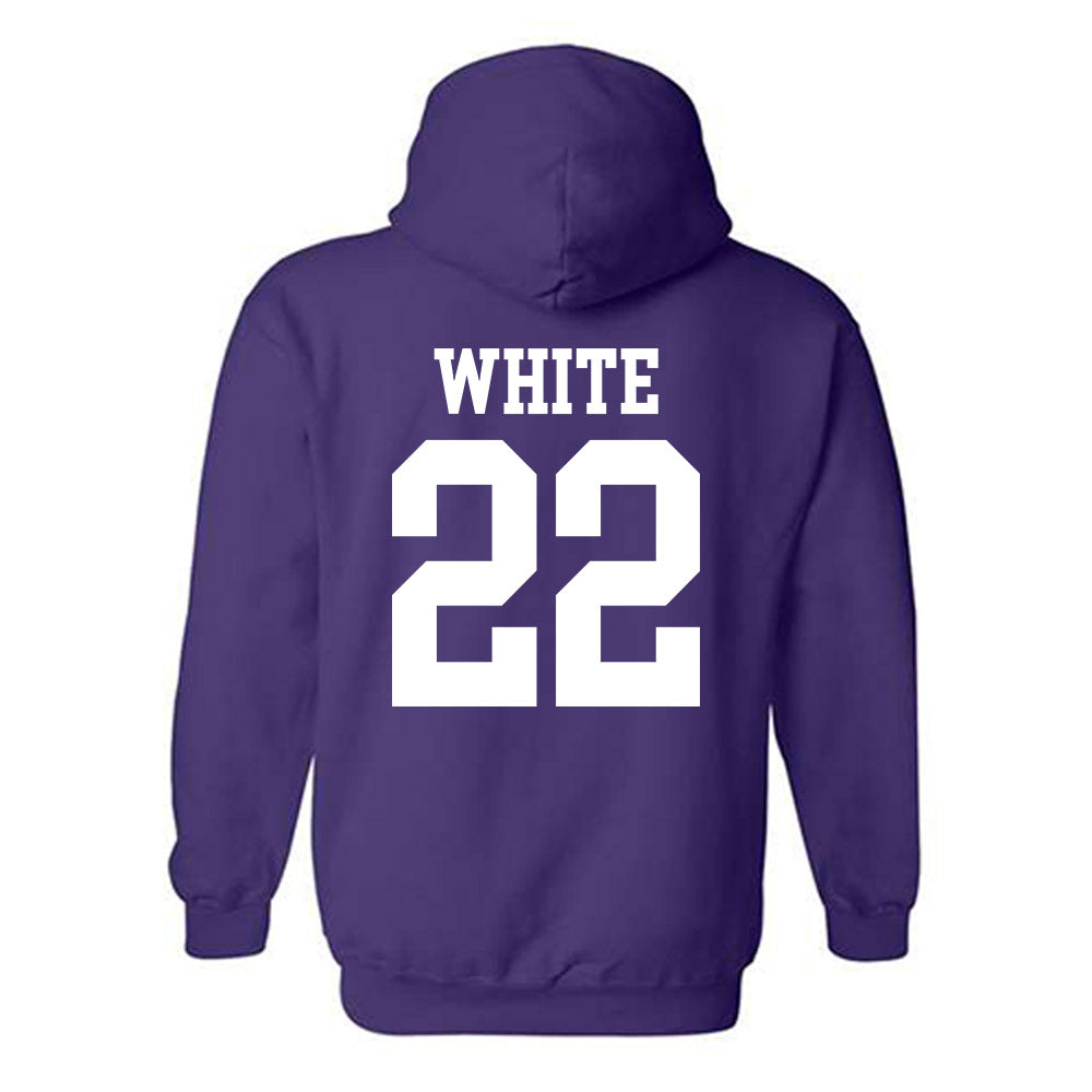 Kansas State - NCAA Women's Basketball : Ramiya White - Classic Shersey Hooded Sweatshirt-1