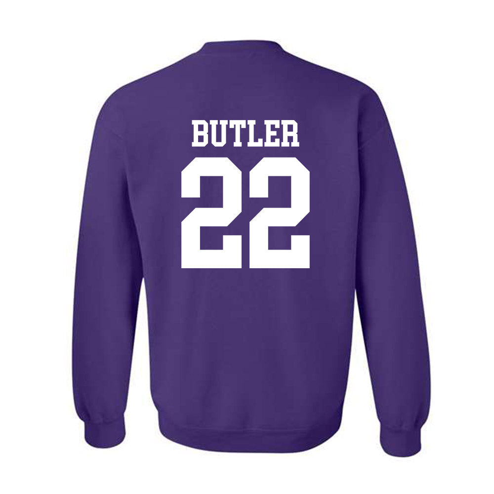 Kansas State - NCAA Baseball : Tazwell Butler - Classic Shersey Crewneck Sweatshirt-1
