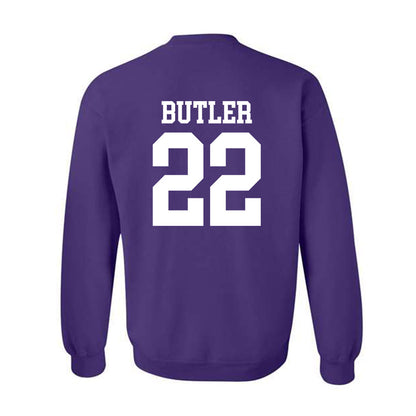 Kansas State - NCAA Baseball : Tazwell Butler - Classic Shersey Crewneck Sweatshirt-1