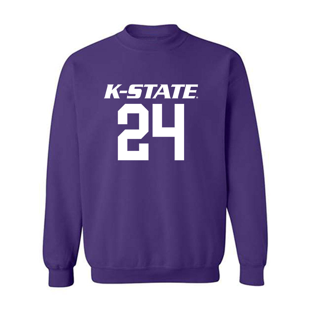 Kansas State - NCAA Football : Tanner West - Classic Shersey Crewneck Sweatshirt-0