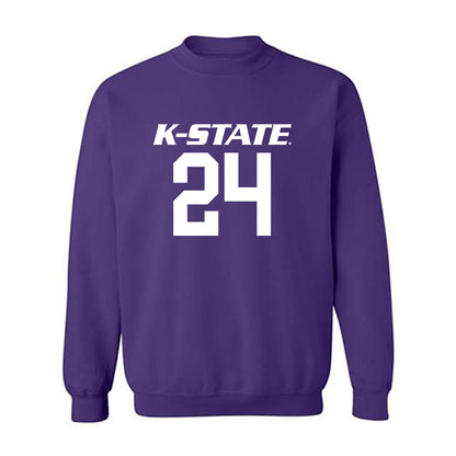 Kansas State - NCAA Football : Tanner West - Classic Shersey Crewneck Sweatshirt-0