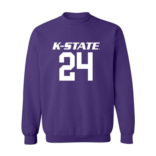 Kansas State - NCAA Football : Tanner West - Classic Shersey Crewneck Sweatshirt-0