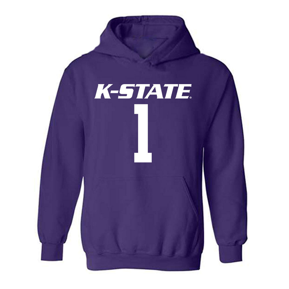 Kansas State - NCAA Baseball : Dee Kennedy - Classic Shersey Hooded Sweatshirt-0