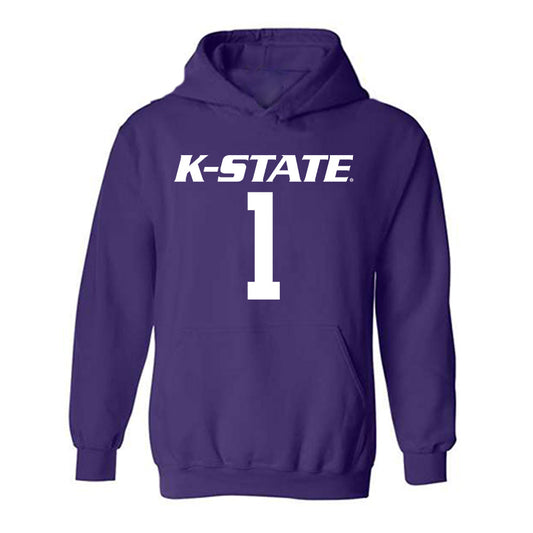 Kansas State - NCAA Women's Volleyball : Caleigh Ponn - Classic Shersey Hooded Sweatshirt-0