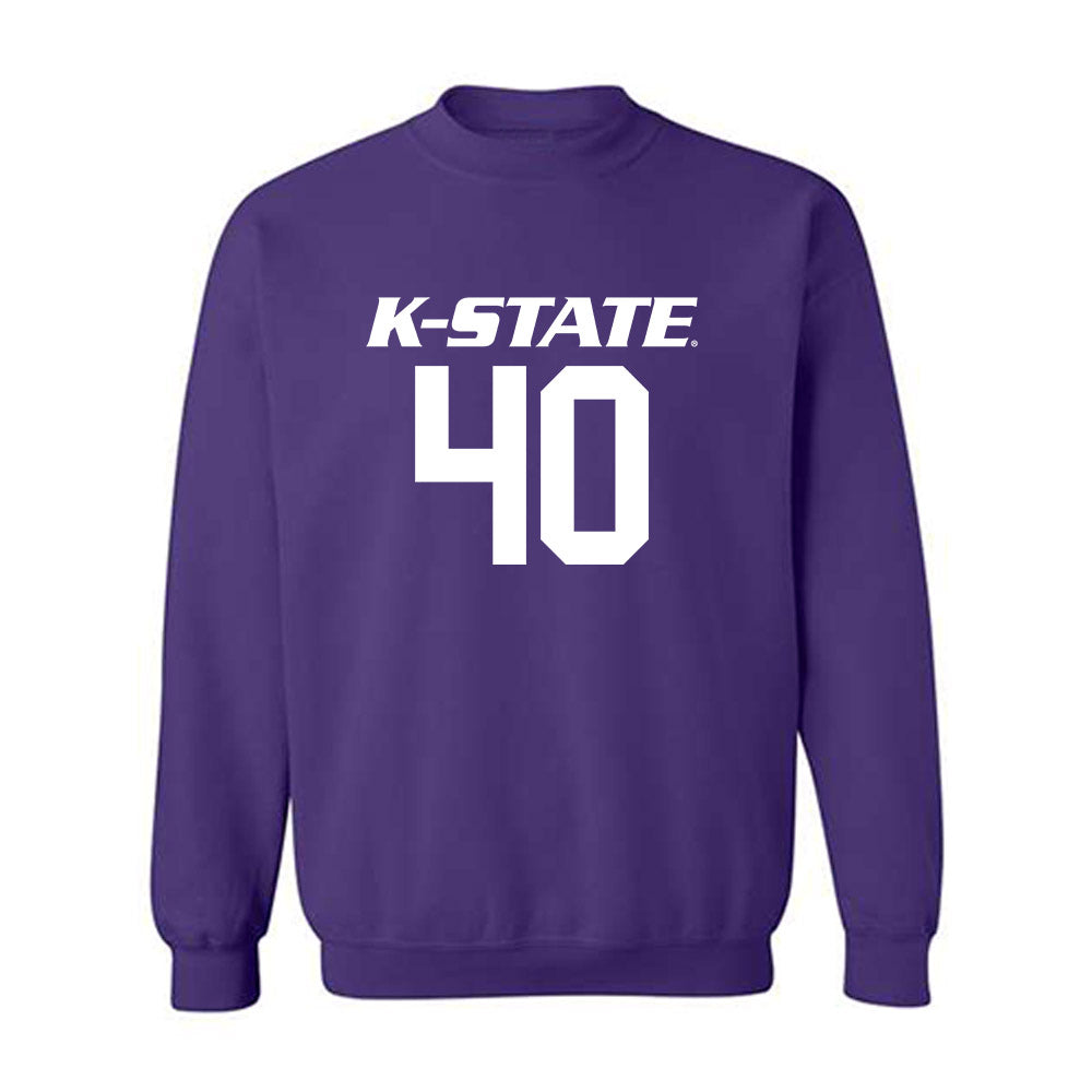 Kansas State - NCAA Baseball : Miles Smith - Classic Shersey Crewneck Sweatshirt-0