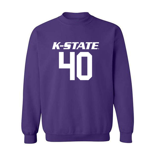 Kansas State - NCAA Baseball : Miles Smith - Classic Shersey Crewneck Sweatshirt-0