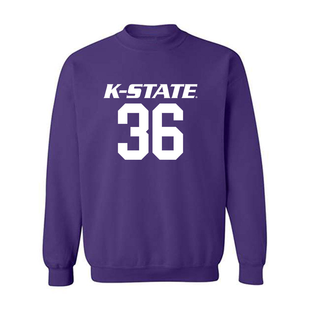 Kansas State - NCAA Football : Jack Fabris - Classic Shersey Crewneck Sweatshirt-0