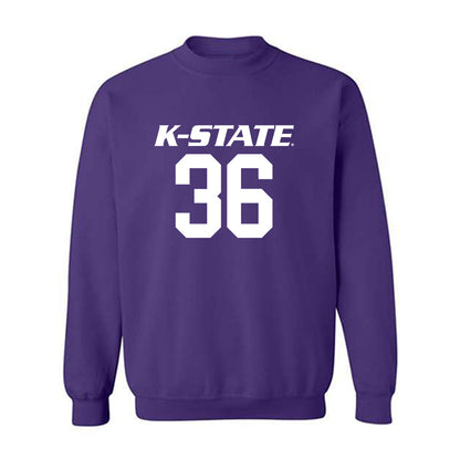 Kansas State - NCAA Football : Jack Fabris - Classic Shersey Crewneck Sweatshirt-0