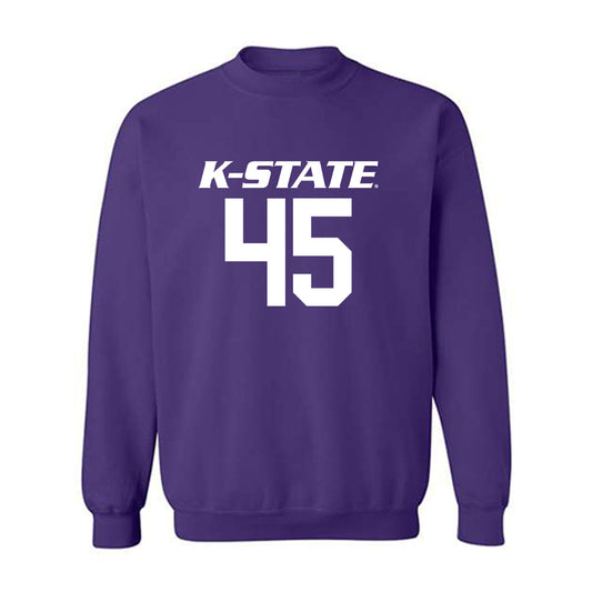 Kansas State - NCAA Football : Jaxson Duffield - Classic Shersey Crewneck Sweatshirt-0