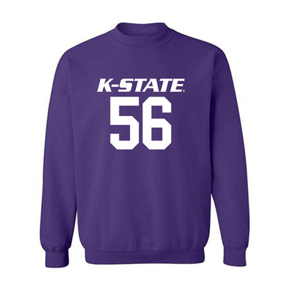 Kansas State - NCAA Football : Elijah Hill - Classic Shersey Crewneck Sweatshirt-0