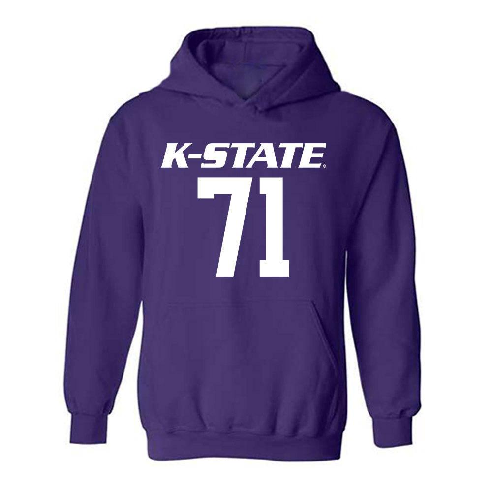Kansas State - NCAA Football : Dylan Villarouel - Classic Shersey Hooded Sweatshirt-0