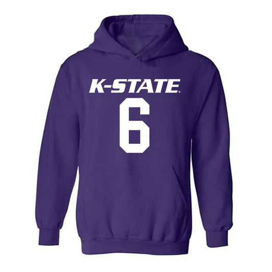 Kansas State - NCAA Women's Volleyball : Avery Stones - Classic Shersey Hooded Sweatshirt-0