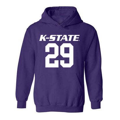 Kansas State - NCAA Football : Dylan Davidson - Classic Shersey Hooded Sweatshirt-0