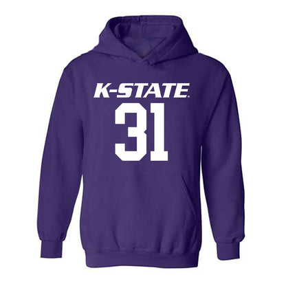 Kansas State - NCAA Football : Monterrio Elston - Classic Shersey Hooded Sweatshirt-0