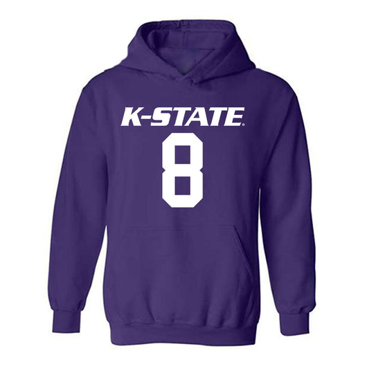 Kansas State - NCAA Women's Volleyball : Camdyn Stucky - Classic Shersey Hooded Sweatshirt-0