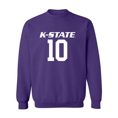 Kansas State - NCAA Baseball : Tanner Duke - Classic Shersey Crewneck Sweatshirt-0