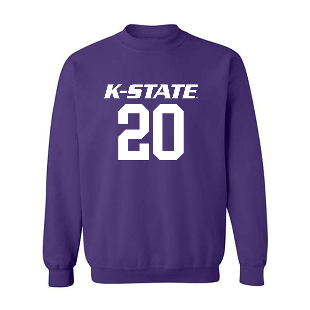 Kansas State - NCAA Baseball : Carson Liggett - Classic Shersey Crewneck Sweatshirt-0