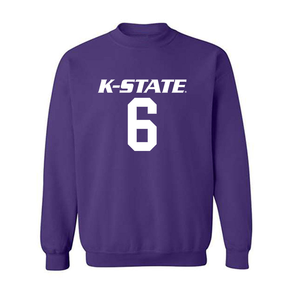 Kansas State - NCAA Baseball : Grant Gallagher - Classic Shersey Crewneck Sweatshirt-0
