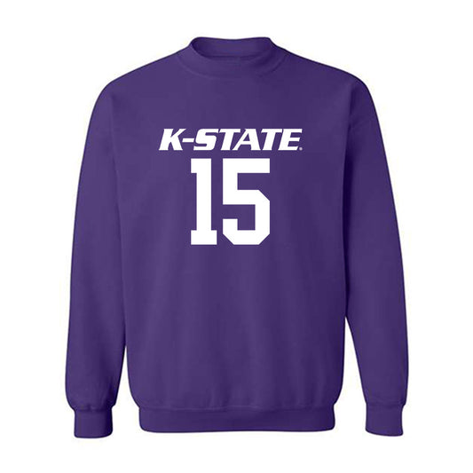Kansas State - NCAA Football : Derrick Salley Jr - Classic Shersey Crewneck Sweatshirt-0