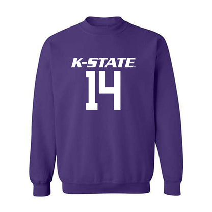 Kansas State - NCAA Football : Maxwell Lovett - Classic Shersey Crewneck Sweatshirt-0