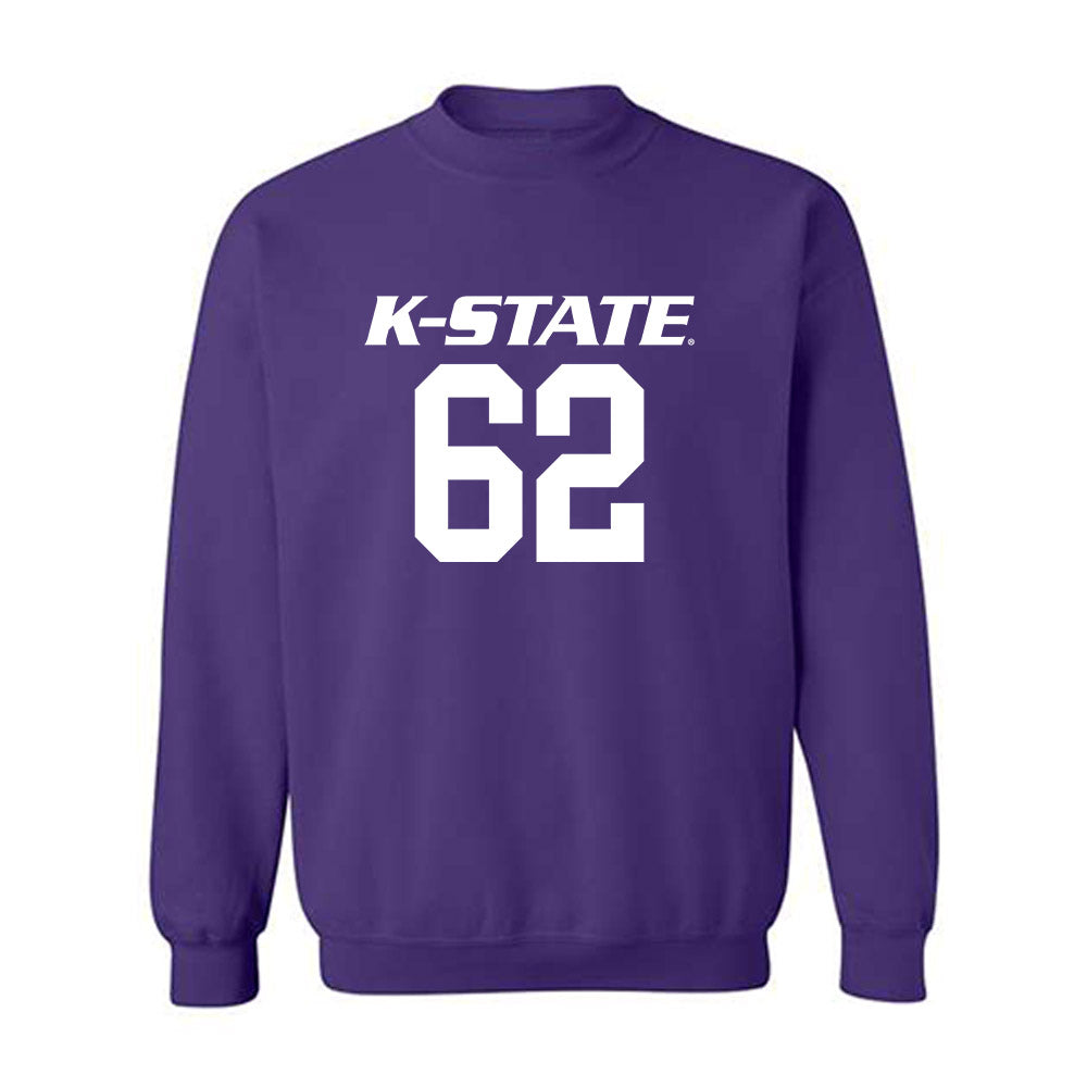 Kansas State - NCAA Football : Jordan Jensen - Classic Shersey Crewneck Sweatshirt-0