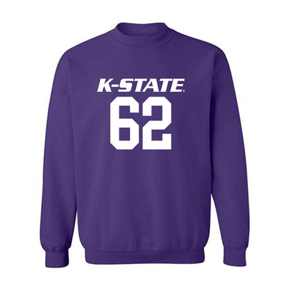 Kansas State - NCAA Football : Jordan Jensen - Classic Shersey Crewneck Sweatshirt-0