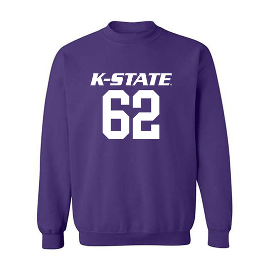 Kansas State - NCAA Football : Jordan Jensen - Classic Shersey Crewneck Sweatshirt-0