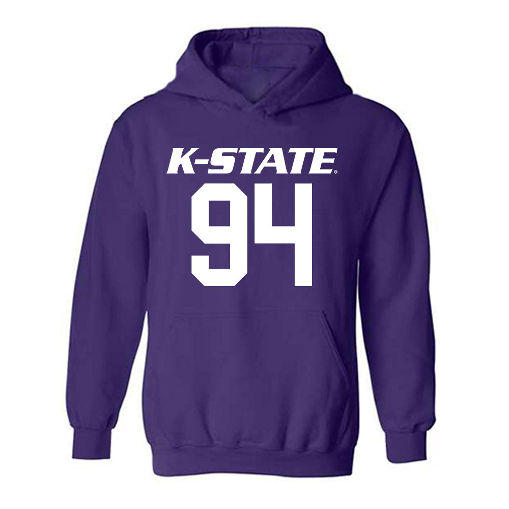 Kansas State - NCAA Football : Kingston Hall - Classic Shersey Hooded Sweatshirt-0