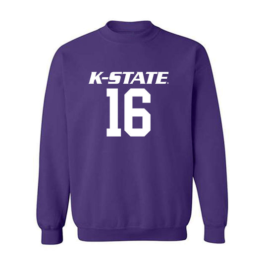 Kansas State - NCAA Baseball : Matthew Flores - Classic Shersey Crewneck Sweatshirt-0