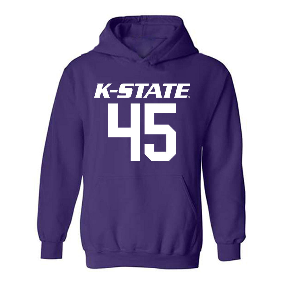 Kansas State - NCAA Football : Jaxson Duffield - Classic Shersey Hooded Sweatshirt-0