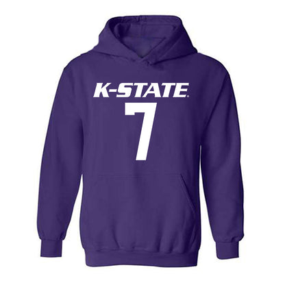 Kansas State - NCAA Football : Kaleb Patterson - Classic Shersey Hooded Sweatshirt-0