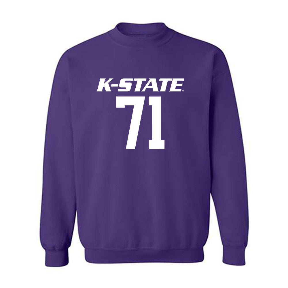 Kansas State - NCAA Football : Dylan Villarouel - Classic Shersey Crewneck Sweatshirt-0