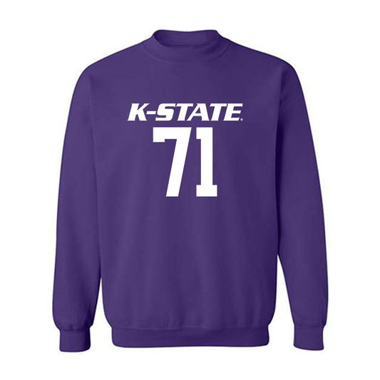 Kansas State - NCAA Football : Dylan Villarouel - Classic Shersey Crewneck Sweatshirt-0