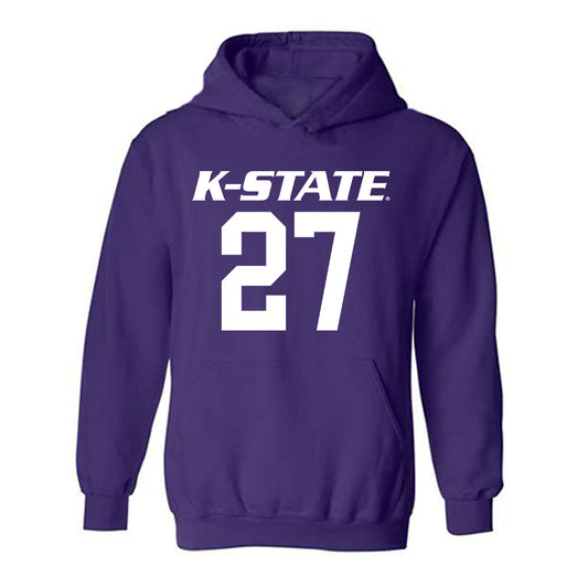 Kansas State - NCAA Baseball : Robert Fortenberry - Classic Shersey Hooded Sweatshirt-0