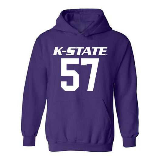 Kansas State - NCAA Football : Delvin Morris - Classic Shersey Hooded Sweatshirt-0