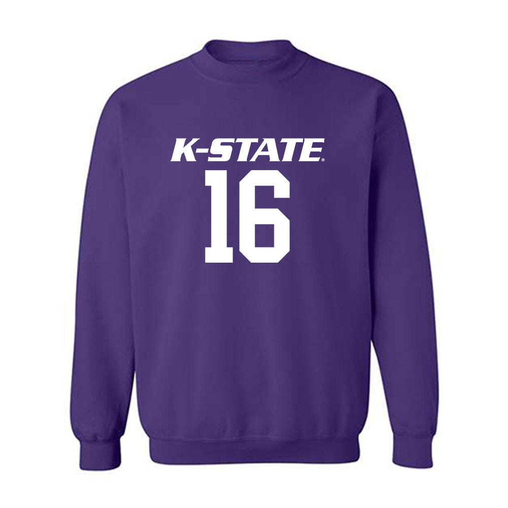 Kansas State - NCAA Football : Dj Ackerson Jr. - Classic Shersey Crewneck Sweatshirt-0