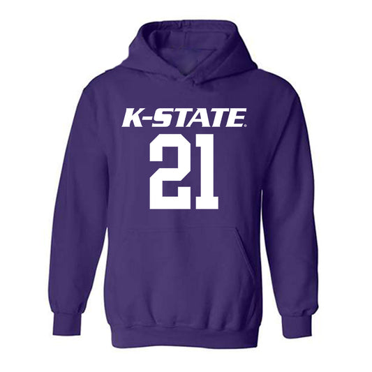 Kansas State - NCAA Women's Volleyball : Reese Resmer - Classic Shersey Hooded Sweatshirt-0