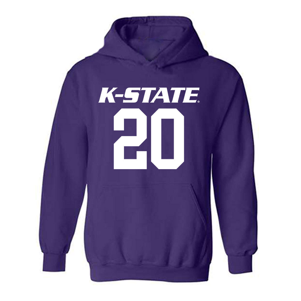Kansas State - NCAA Baseball : Carson Liggett - Classic Shersey Hooded Sweatshirt-0