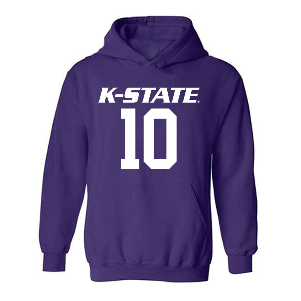 Kansas State - NCAA Football : Logan Bartley - Classic Shersey Hooded Sweatshirt-0