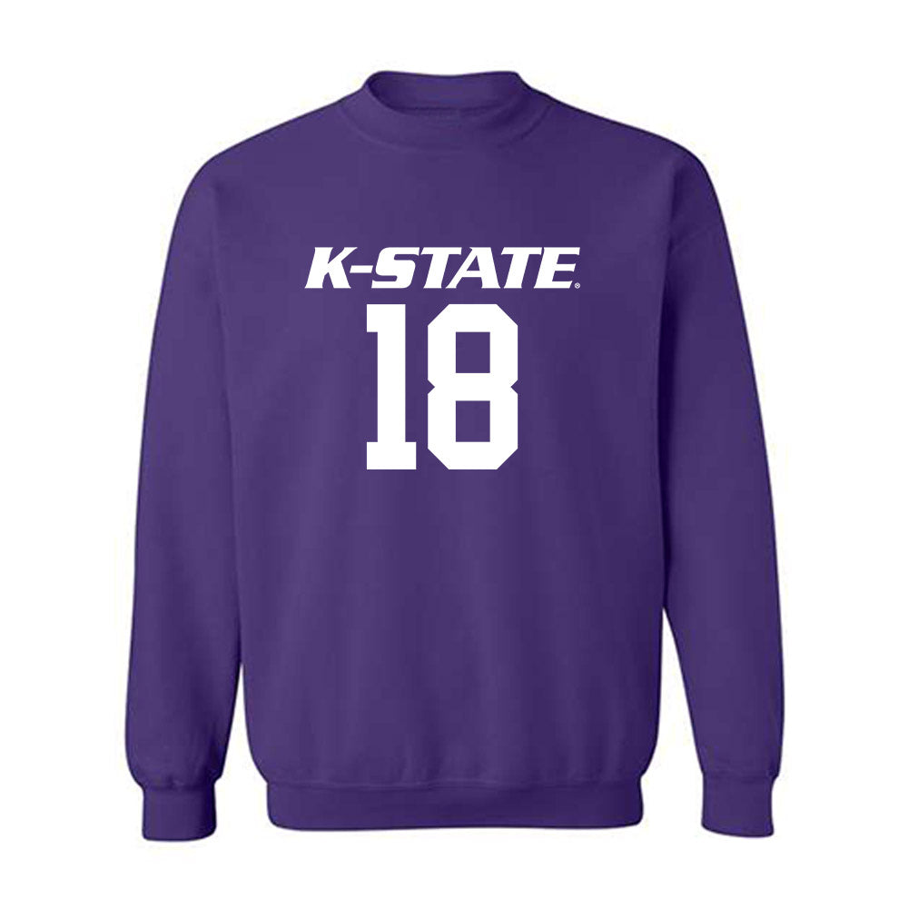 Kansas State - NCAA Baseball : Micah Kendrick - Classic Shersey Crewneck Sweatshirt-0