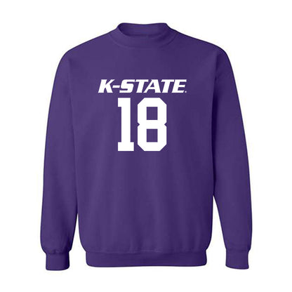 Kansas State - NCAA Baseball : Micah Kendrick - Classic Shersey Crewneck Sweatshirt-0