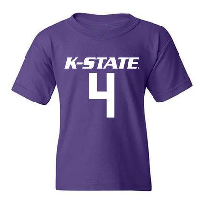 Kansas State - NCAA Baseball : Carlos Vasquez - Classic Shersey Youth T-Shirt-0